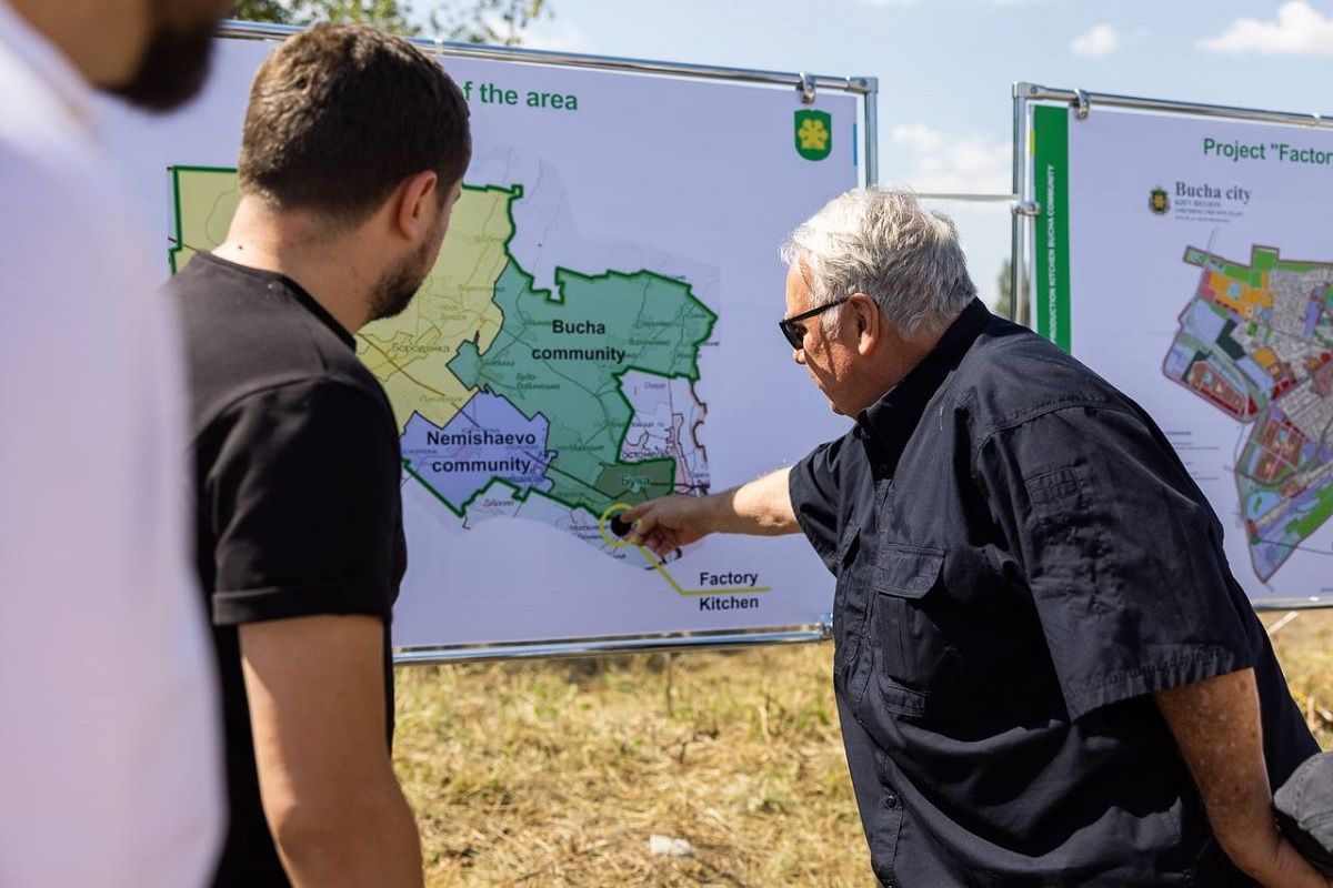 У Бучі презентували проект фабрики-кухні шкільного харчування