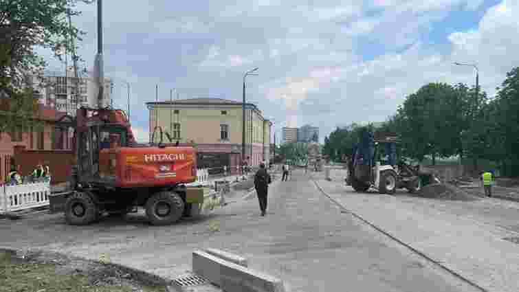 На ремонт закрили ще одну ділянку вулиці Шевченка у Львові