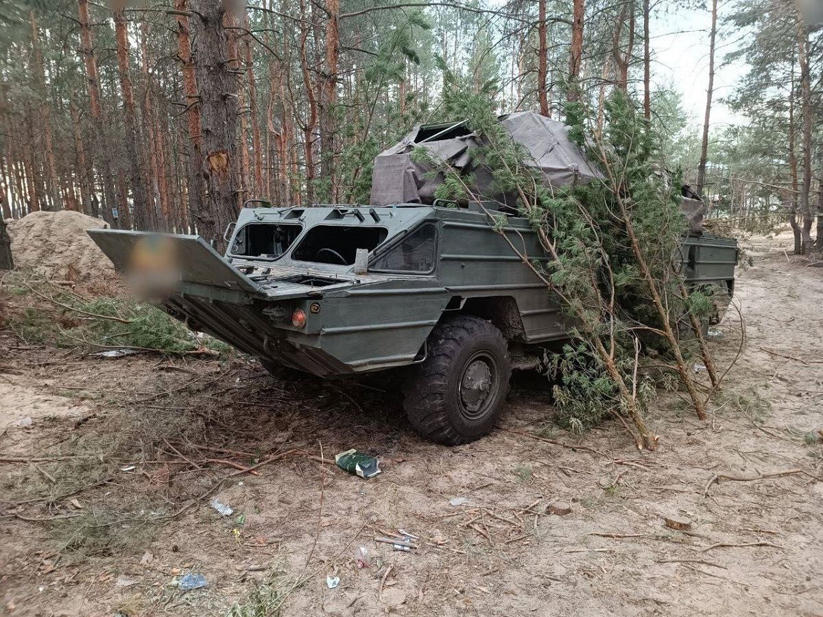 Українські військові захопили ворожий плаваючий зенітний комплекс
