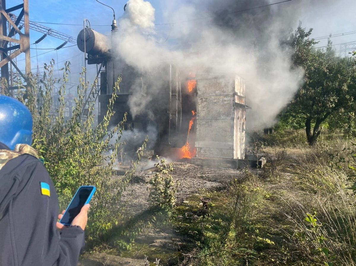 Росіяни завдали ракетних ударів по Слов'янській ТЕС