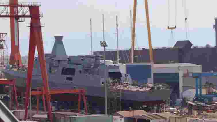 У Туреччині показали корпус майбутнього флагмана ВМС України