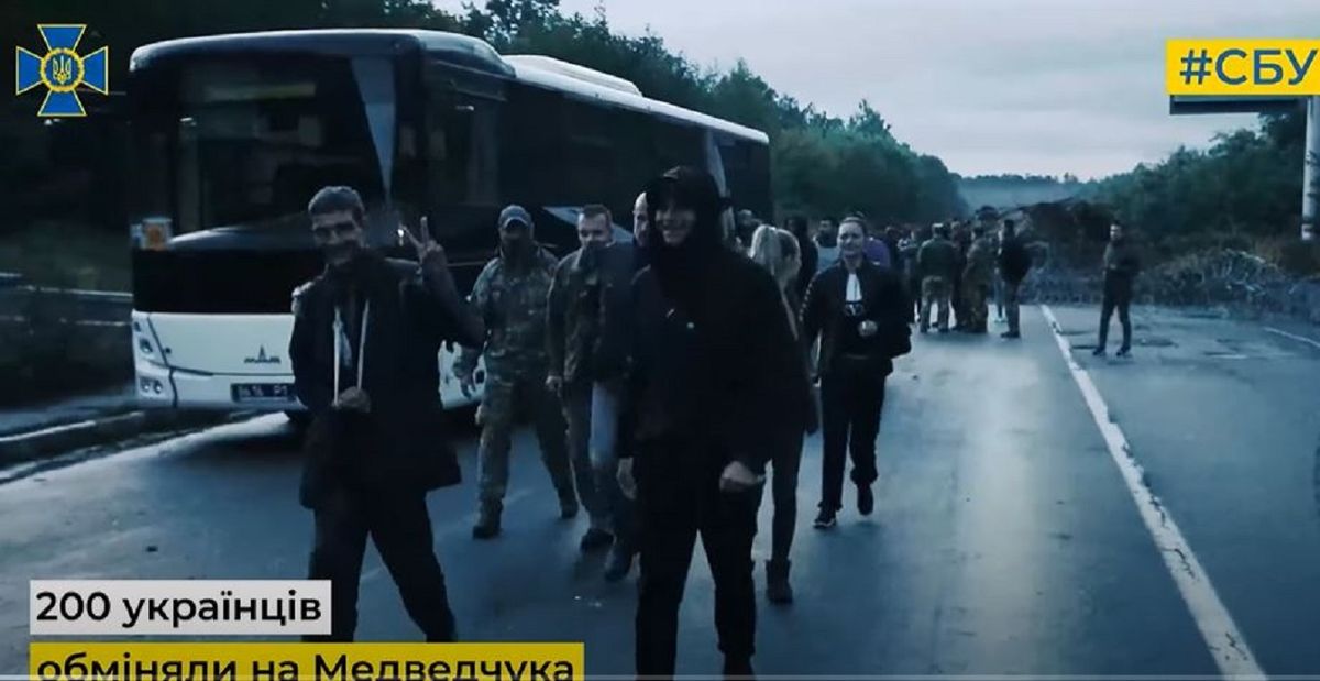 СБУ опублікувала унікальні кадри обміну українських полонених