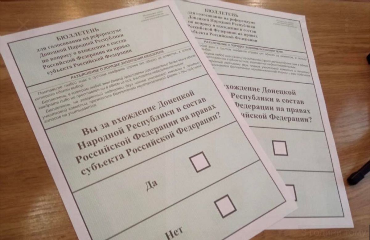 Окупанти почали псевдореферендуми про приєднання до Росії чотирьох регіонів