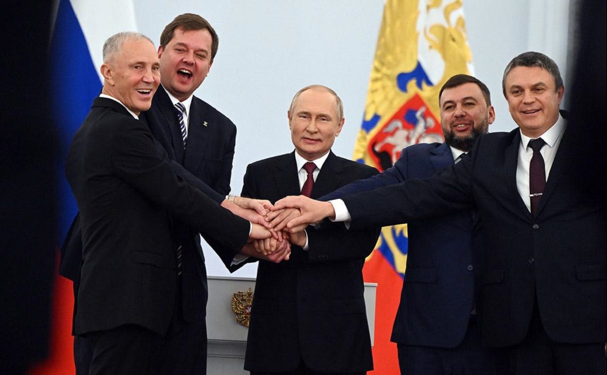 Владімір Путін підписав «закони» про анексію окупованих територій України