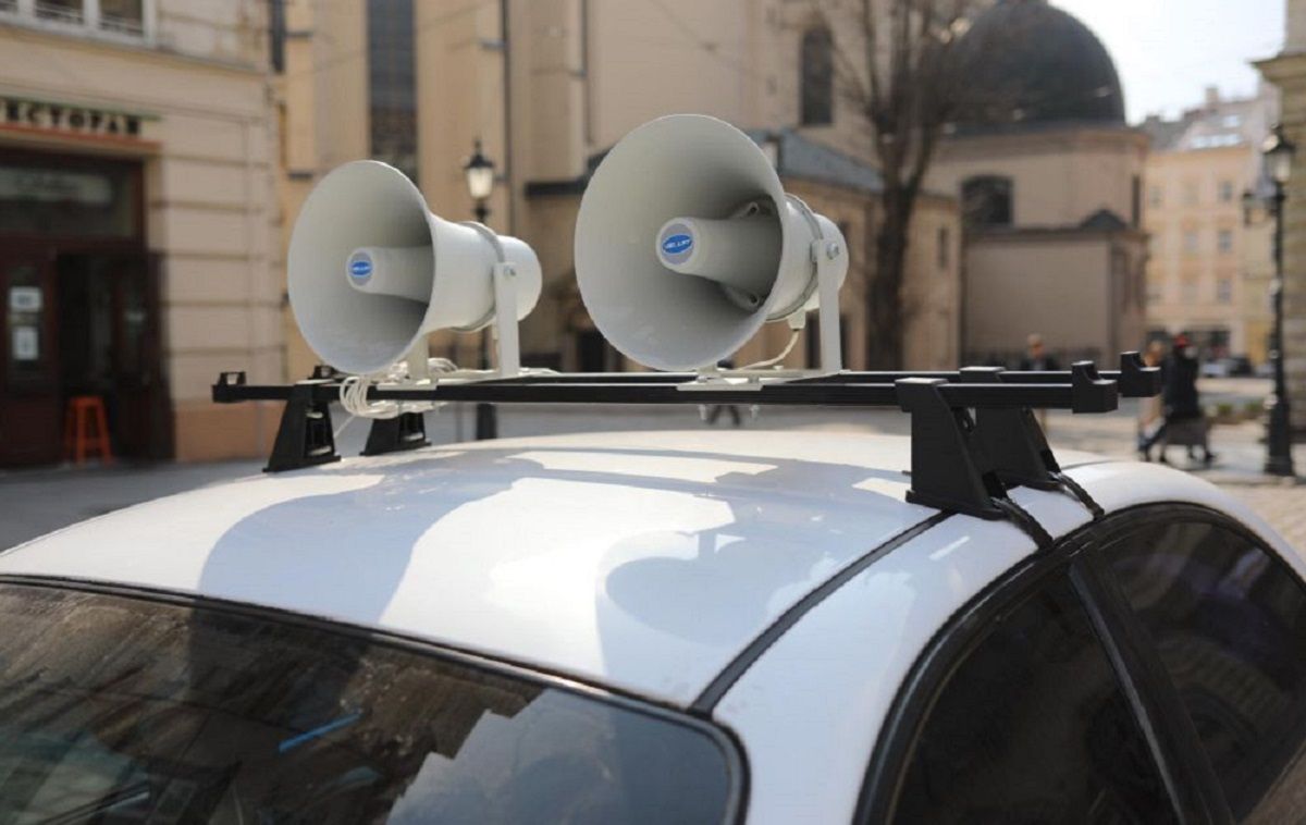 Про повітряну тривогу у Львові повідомлятимуть автомобілі з гучномовцями