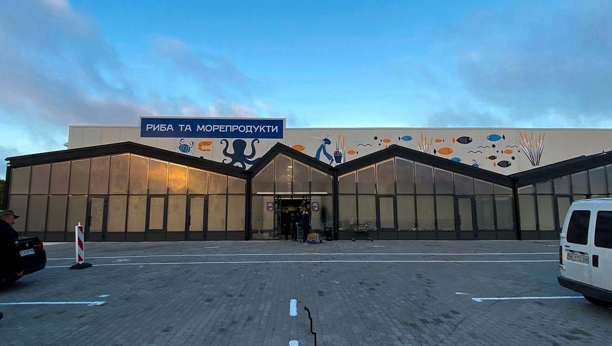 На ринку «Шувар» у Львові відкрився новий термінал «Риба та морепродукти»