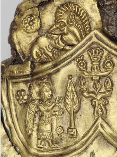 Елементи декору на золотих обкладках піхв. VII ст. до н.е. Лита Могила