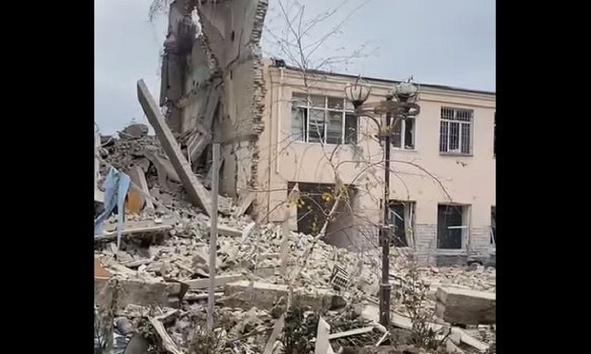 Перед втечею росіяни замінували будівлю поліції Херсонщини, її довелось підірвати
