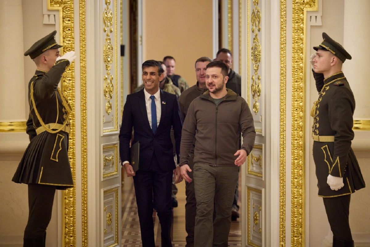 В Україну приїхав прем'єр-міністр Великої Британії Ріші Сунак