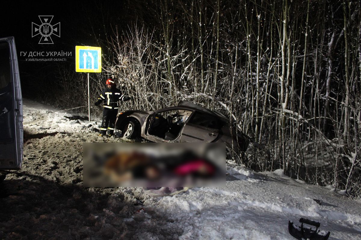 У нічній ДТП біля Хмельницького загинуло подружжя з Харкова