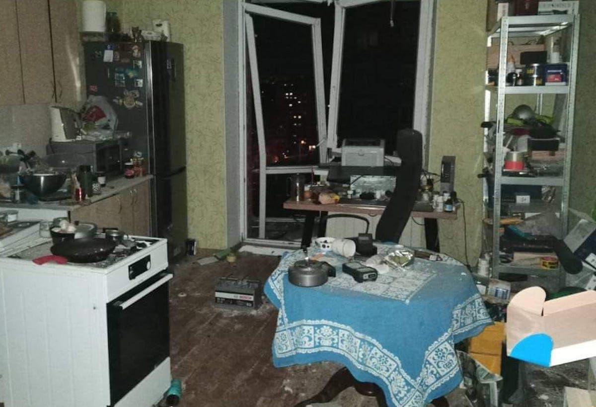 В одній з київських квартир стався сильний вибух газового балона