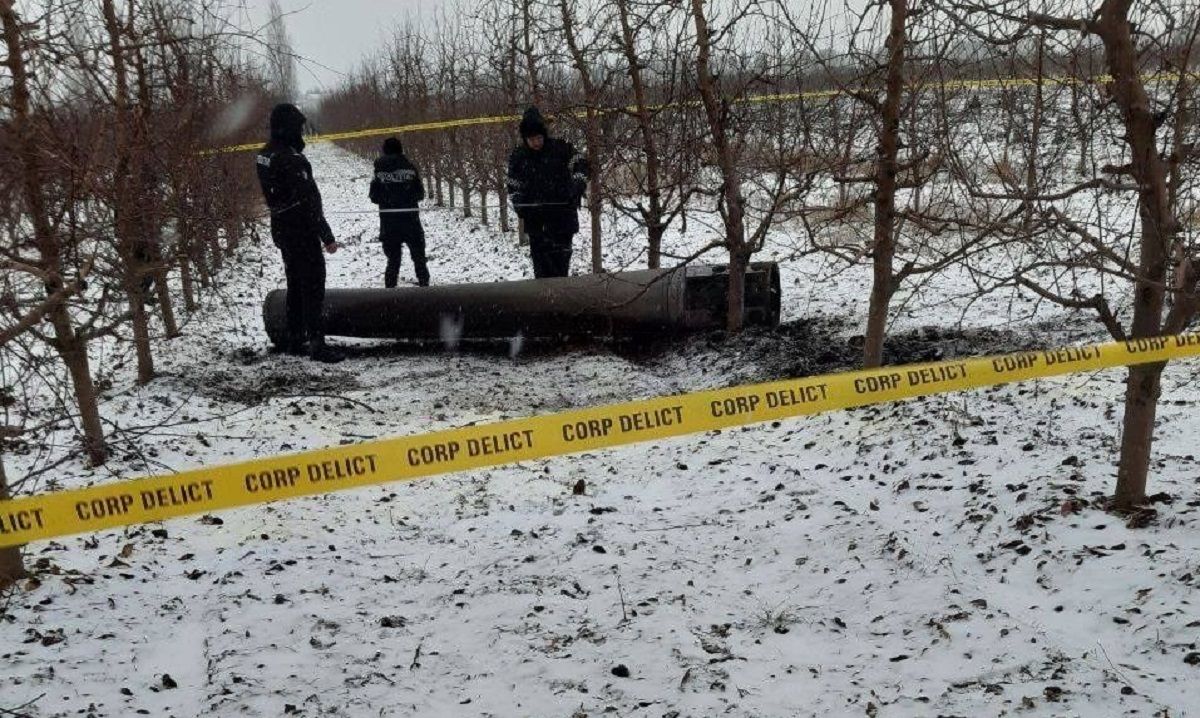 Під час російських обстрілів одна з ракет впала на території Молдови