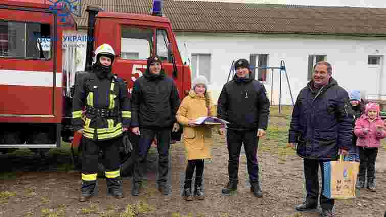 11-річна школярка з Львівщини врятувала з пожежі однокласника