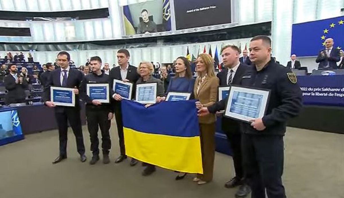 Європарламент вручив премію Сахарова українському народу