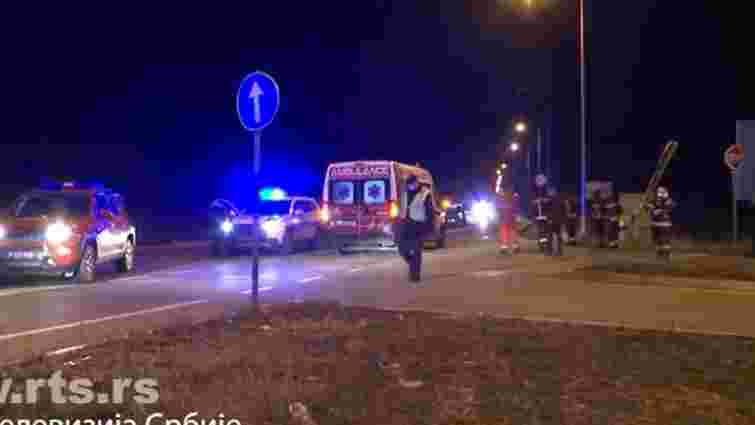 У Сербії із рейок зійшов поїзд із цистернами аміаку, понад 50 людей постраждали