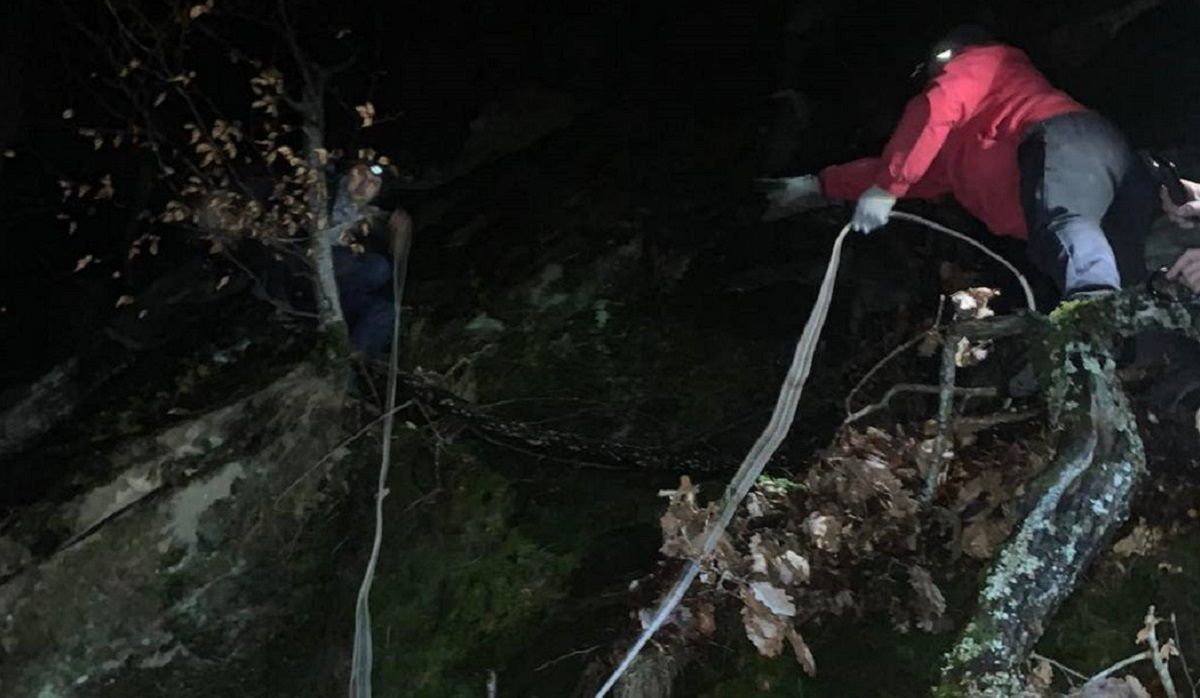 Дерево врятувало 32-річного львів'янина, який зірвався зі скелі на Закарпатті