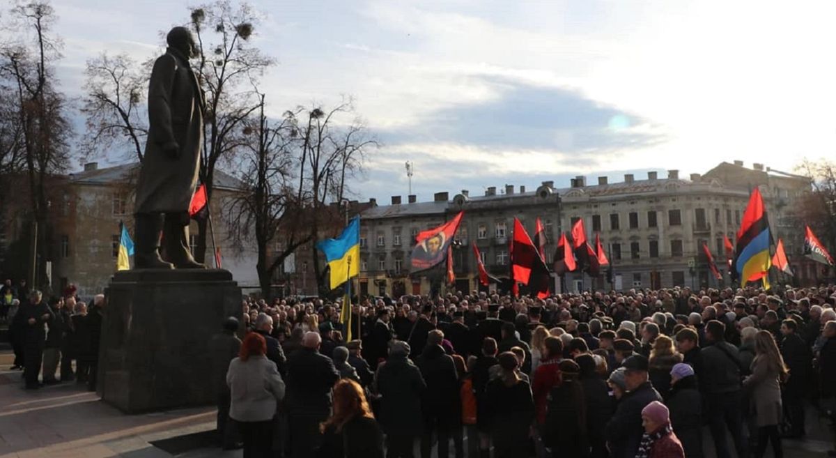 У Львові відзначили 114 річницю дня народження Степана Бандери