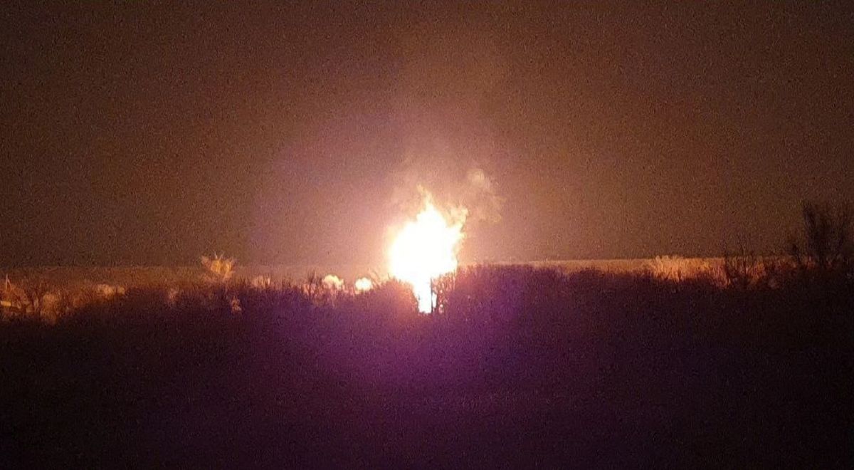 Під окупованим Луганськом стався вибух на магістральному газопроводі
