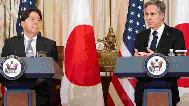 США і Японія спільно заявили про підтримку України і засудили дії РФ