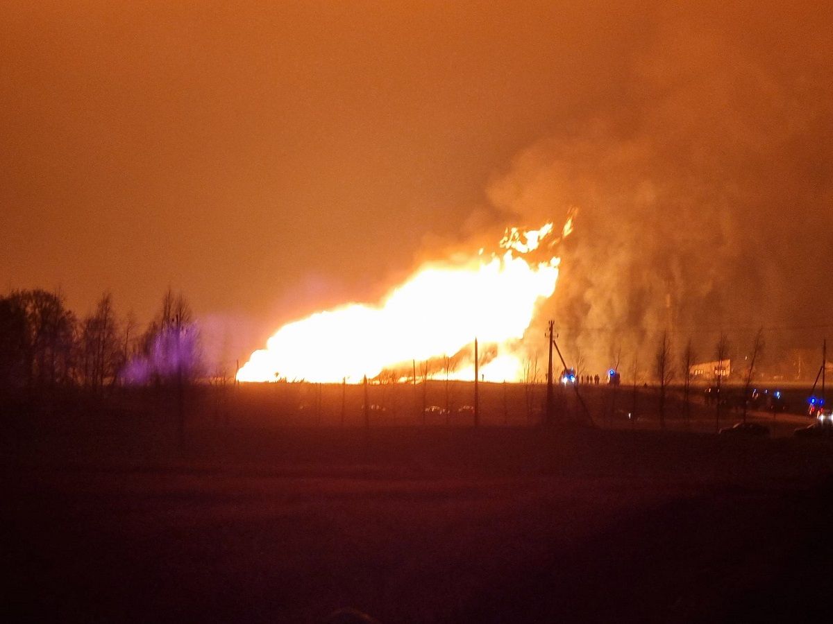 У Литві стався масштабний вибух на газогоні