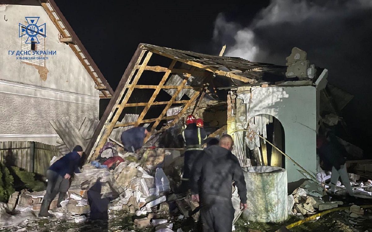 Внаслідок вибуху газу у будинку на Львівщині загинув 56-річний власник