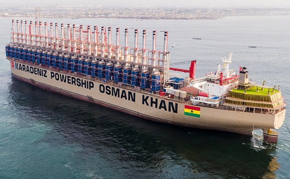 Туреччина передасть Україні плавучі електростанції