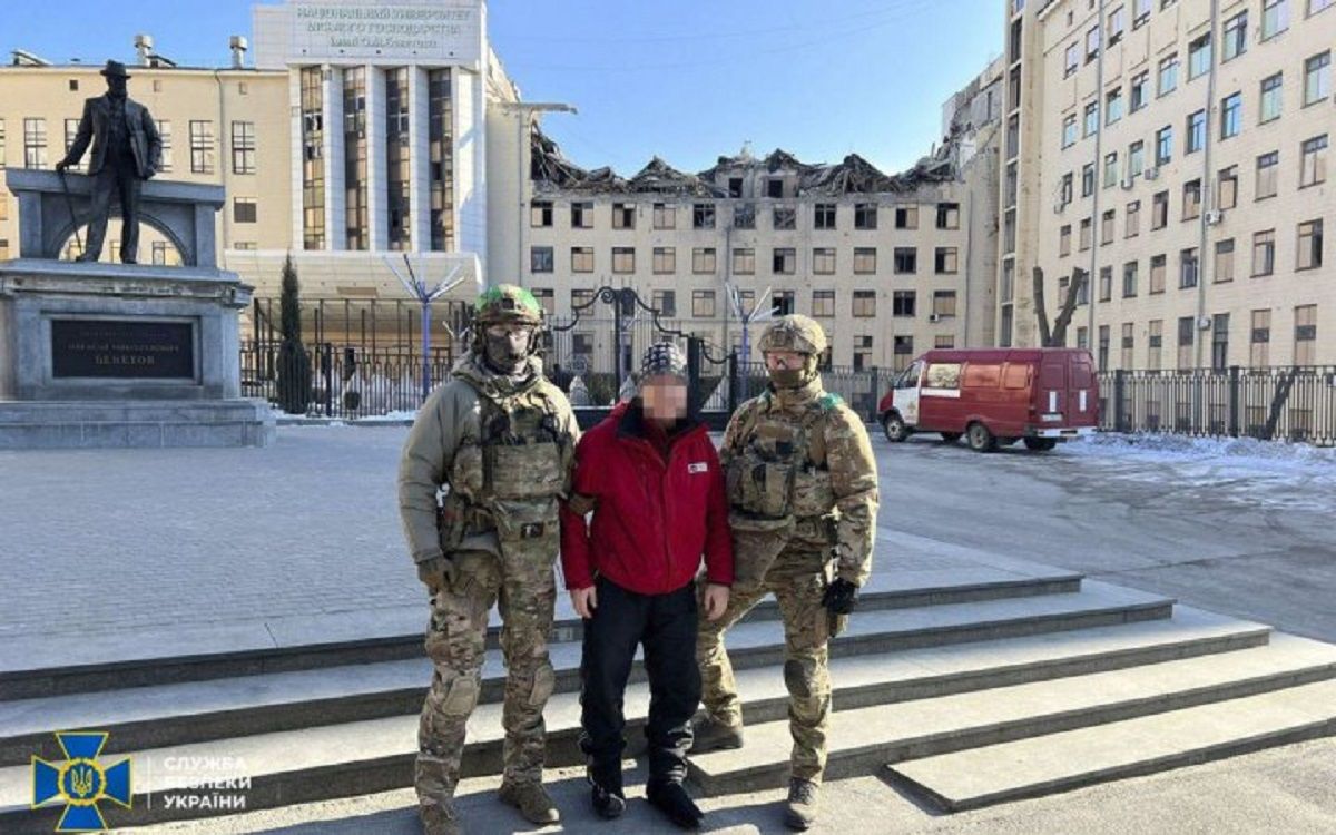 СБУ «на гарячому» затримала коригувальника ракетних ударів по Харкову
