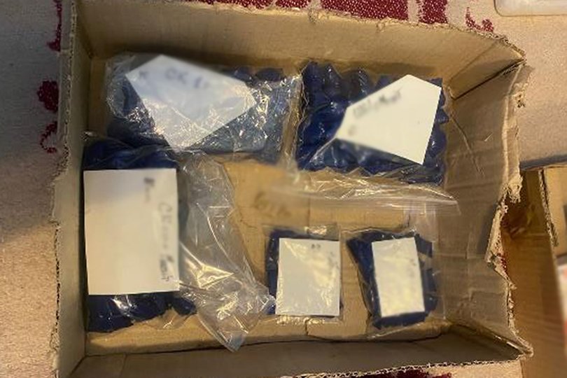 Наркотики, знайдені полцією під час обшуків (фото поліції)