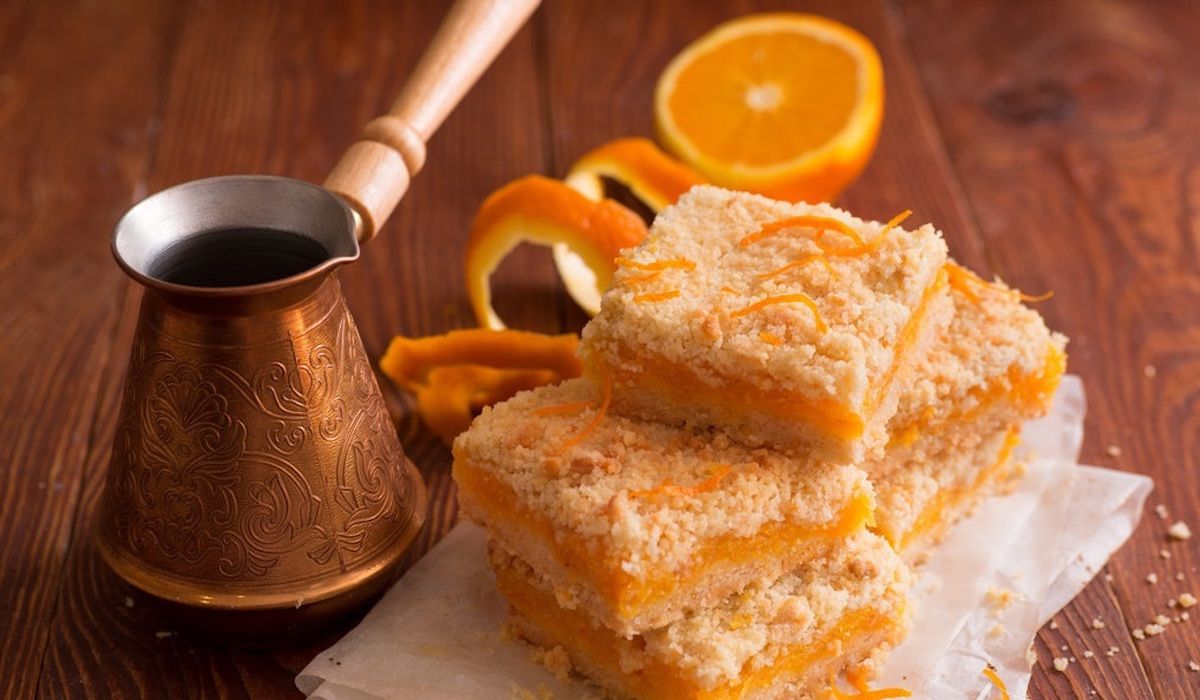 Насипний пиріг з мандаринами. Рецепт дня