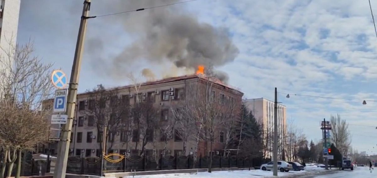 Російські ЗМІ повідомили про удар по окупаційній прокуратурі Донецька