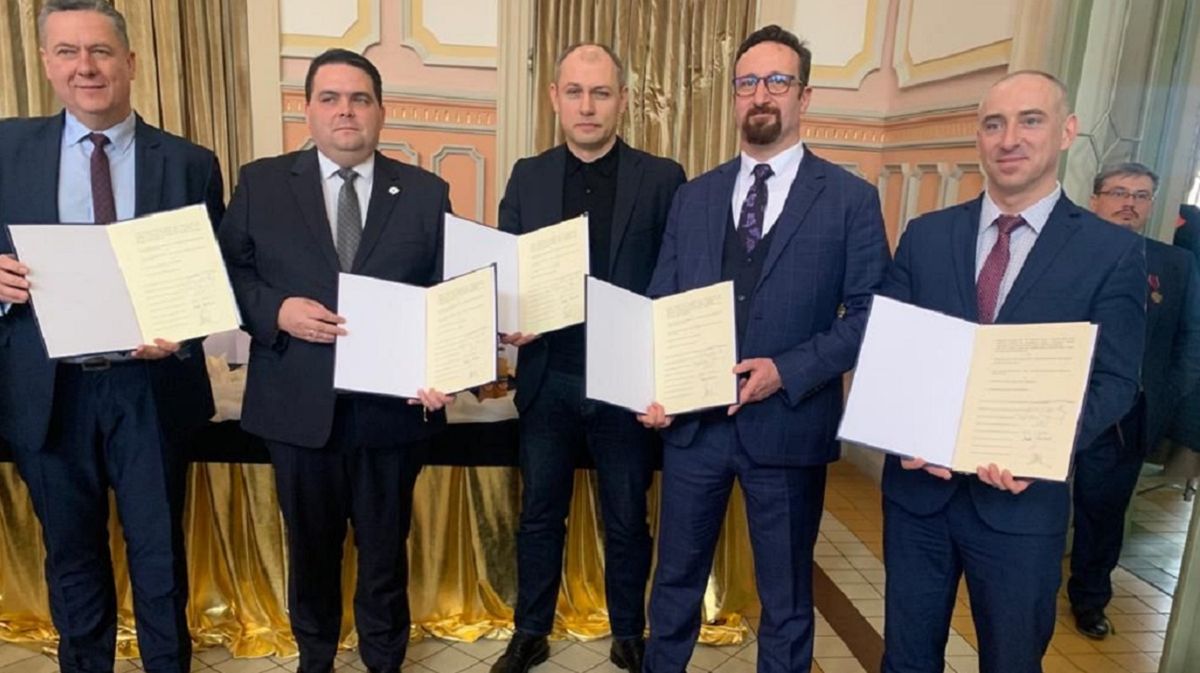 Львівський обласний центр екстреної допомоги отримав  у Польщі «Золоту відзнаку» 