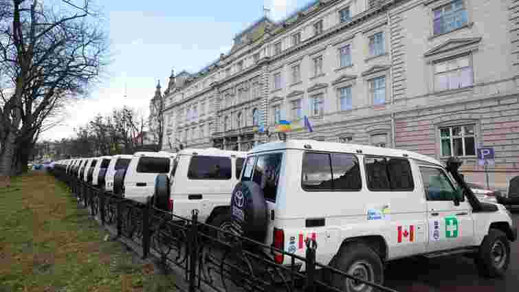 Ще 16 «швидких» від закордонних благодійників прибули на Львівщину

