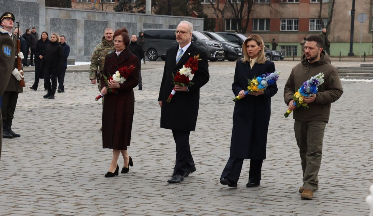 Володимир Зеленський з дружиною прибув з візитом до Львова