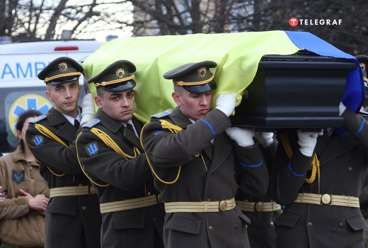 У селі Бовшів на Прикарпатті попрощалися з комбатом «Вовків Да Вінчі» 