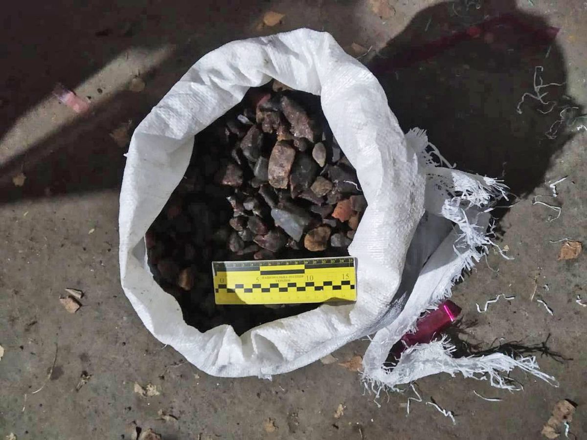 У автомобілі мешканця Рівненщини знайшли 350 кг бурштину під мішками з овочами