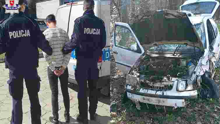 П'яний українець вчинив ДТП у Польщі і втік, залишивши 4-річного сина в авто