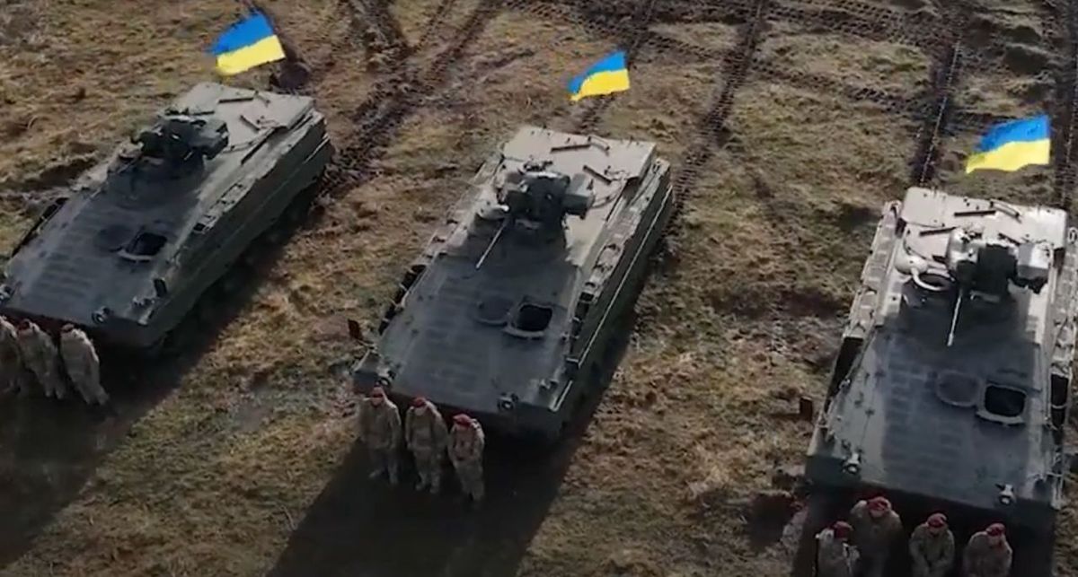 Резніков показав відео з німецькими БМП Marder в Україні