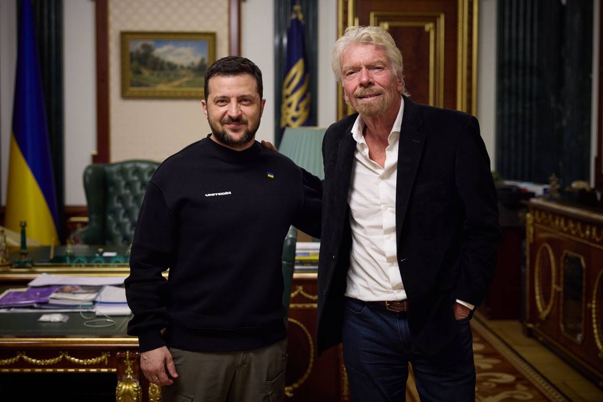 Засновник Virgin Group Річард Бренсон став амбасадором United24