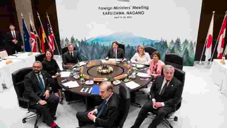 Країни G7 блокуватимуть російські активи до закінчення війни в Україні