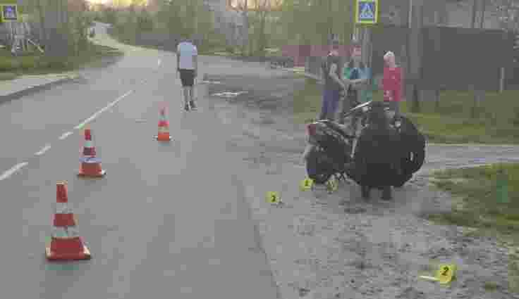 19-річна мешканка Золочівщини за кермом скутера збила 9-річну дівчинку 