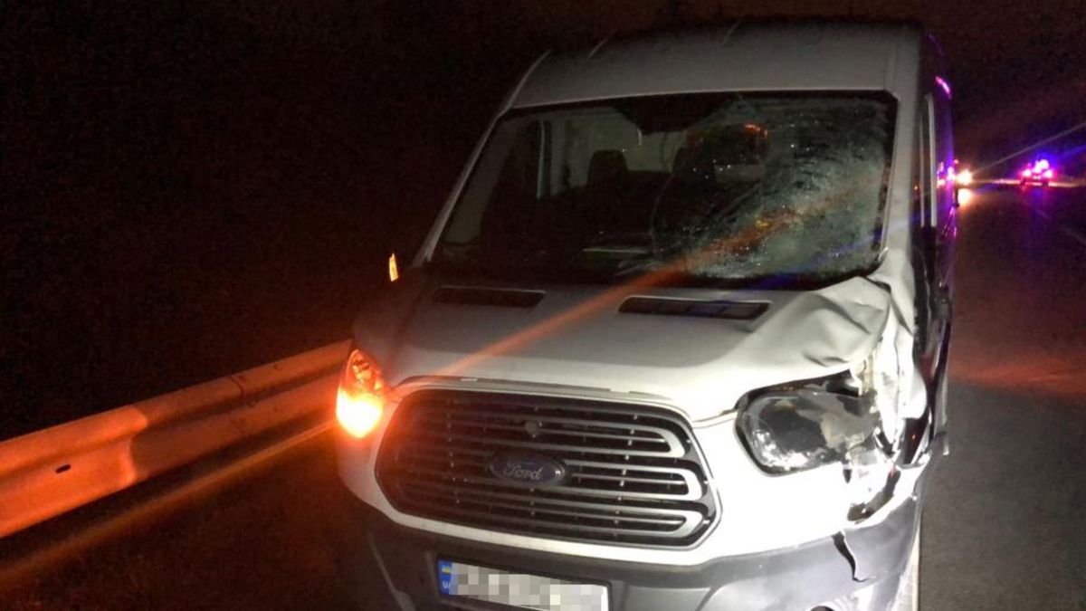Поблизу Львова мікроавтобус на смерть збив 48-річного пішохода