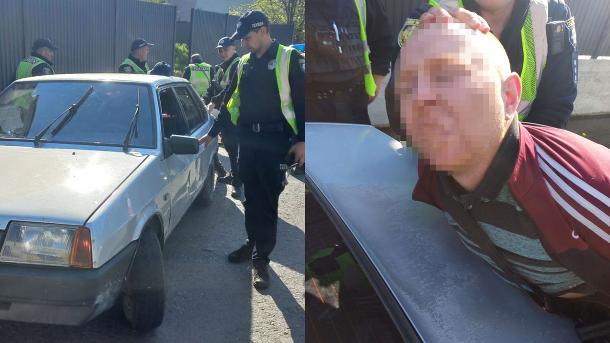 29-річний іванофранківець викрав біля Львова авто та наїхав на поліцейського