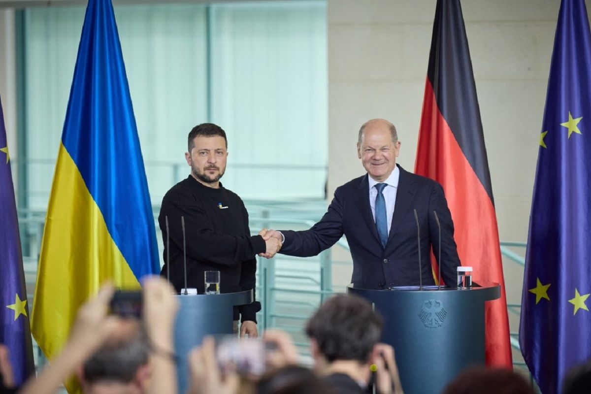 Володимир Зеленський подякував Німеччині за рекордний пакет військової допомоги