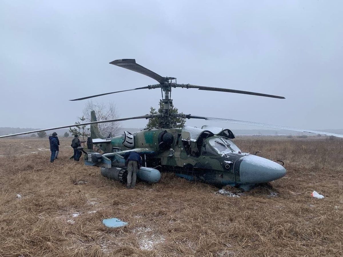 За добу ППО знищила російський гелікоптер Ка-52 та п'ять дронів 