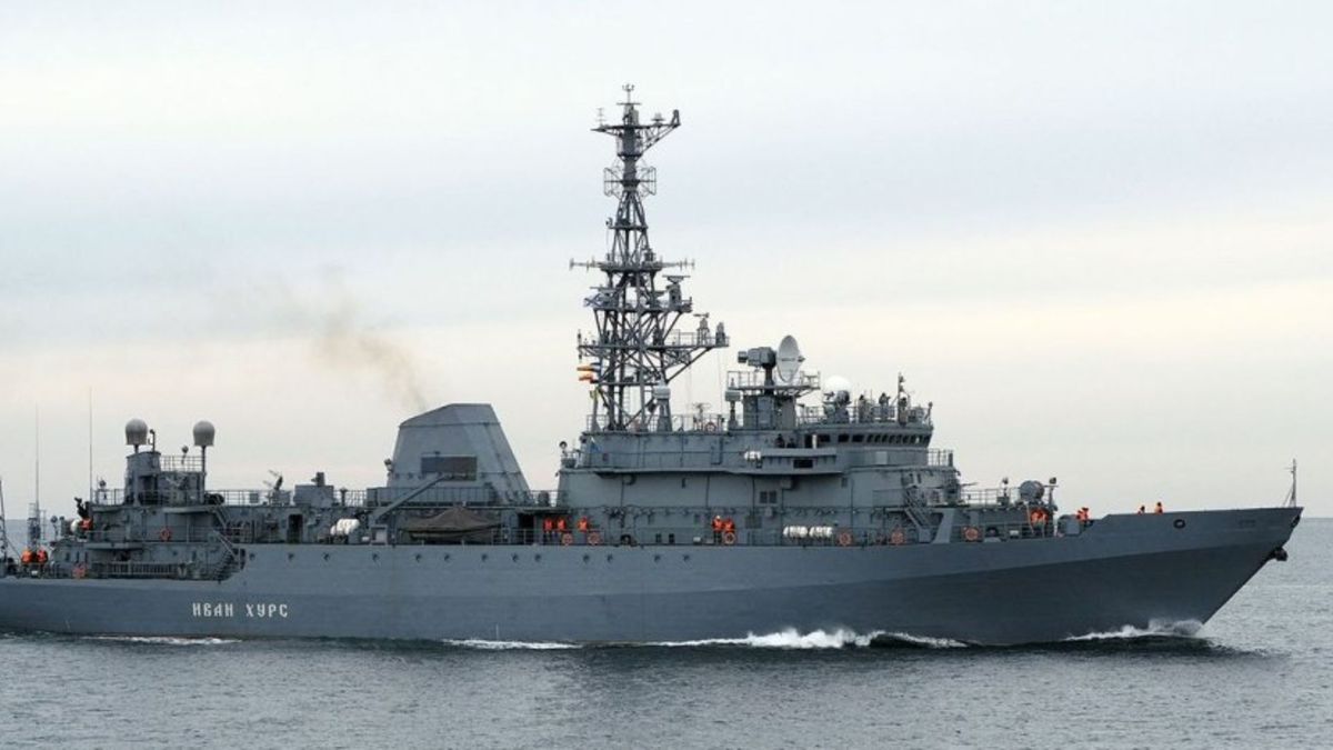 Внаслідок атаки дронів російський корабель «Іван Хурс» серйозно пошкоджений 