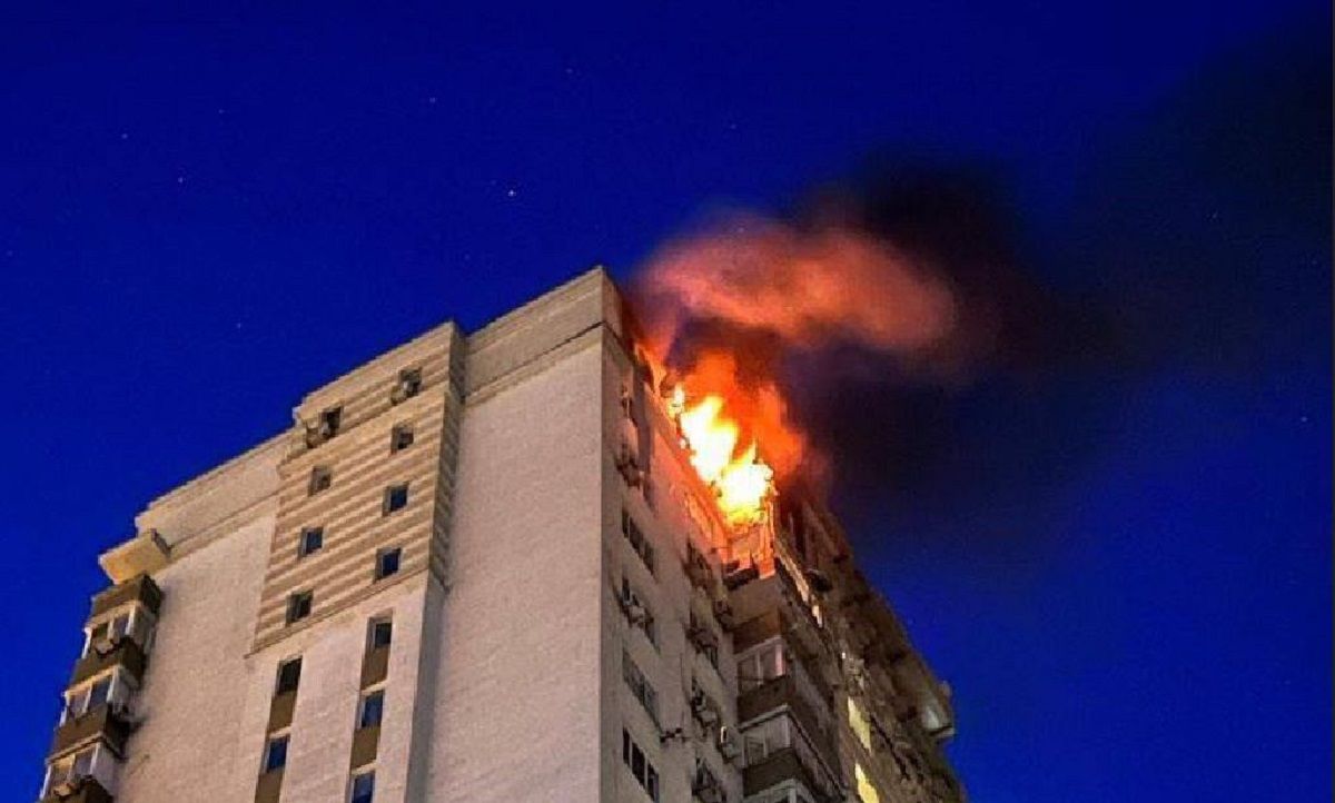 Росіяни втретє за добу атакували Київ, є руйнування і жертви