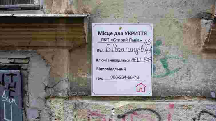 У мережі з’явилась карта укриттів у Львові