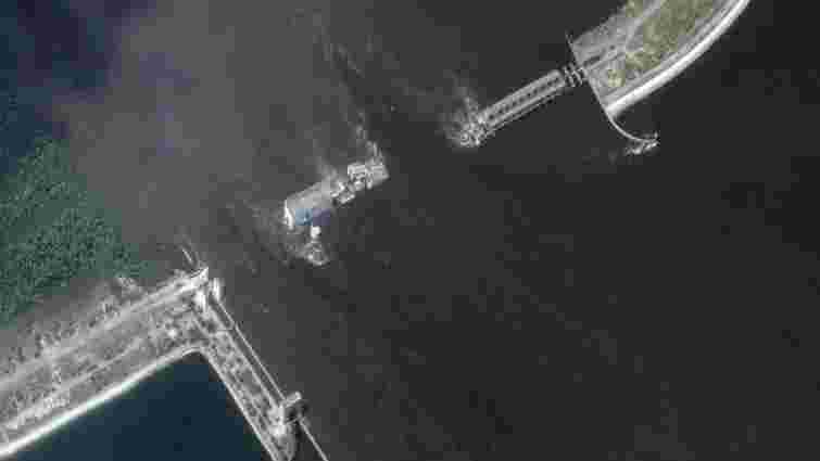 Американські супутники зафіксували вибух перед руйнуванням Каховської ГЕС