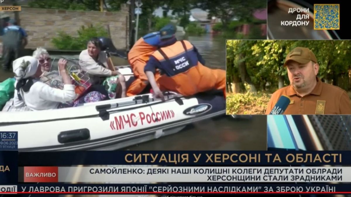 Телеканал «Рада» потрапив у скандал через відео з російськими рятувальниками