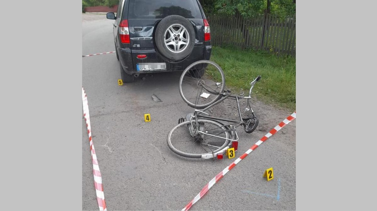 На Львівщині після зіткнення з автомобілем загинув 63-річний велосипедист
